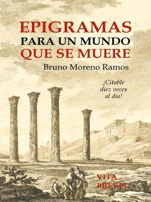 cover image of Epigramas para un mundo que se muere